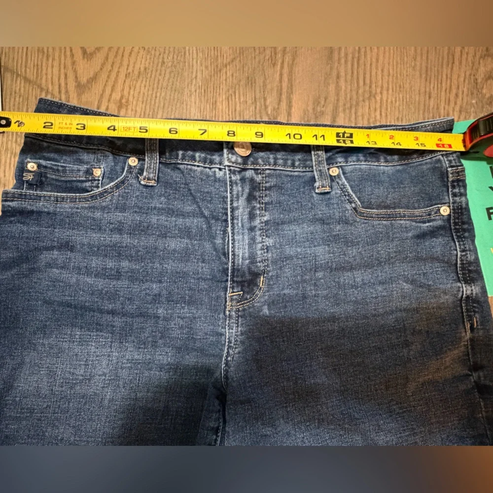 Seven7 Dark Blue Denim Shorts
